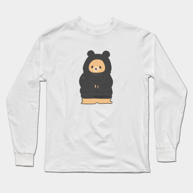 HoodieBear Long Sleeve T-Shirt by greys